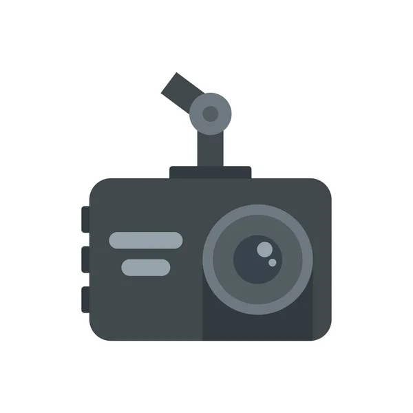 Electric digital recorder icon flat isolated vector — Stok Vektör