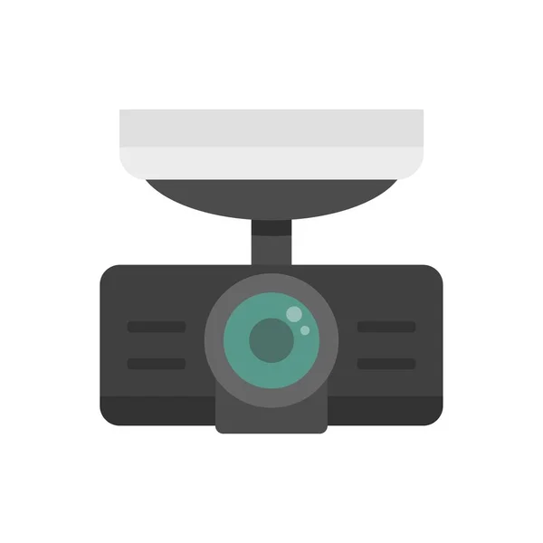 Dash cam recorder icon flat isolated vector — 스톡 벡터