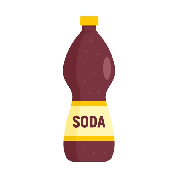 Soda drink icon flat isolated vector — 图库矢量图片