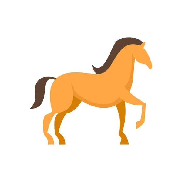 Circus horse icon flat isolated vector — Image vectorielle