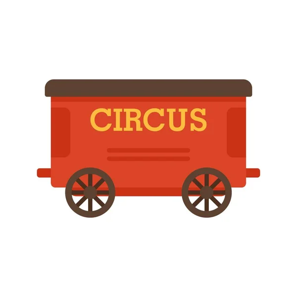 Circurs carro icono plano aislado vector — Vector de stock