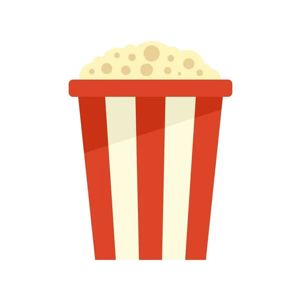 Popcorn pack icon flat isolated vector — Image vectorielle