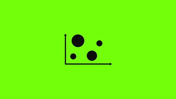 Finance diagram icon animation — ストック動画