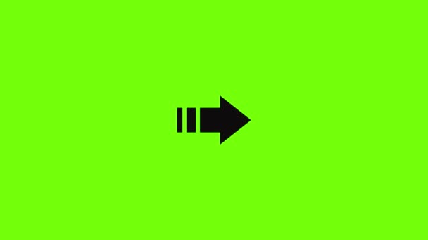 Arrow icon animation — Stock Video