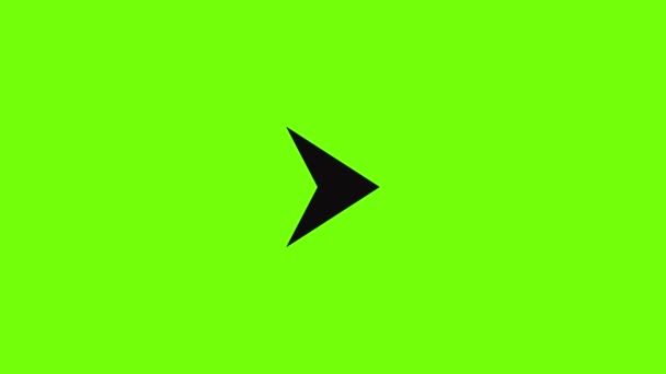 Arrow icon animation — Stock Video