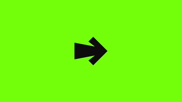 Animazione icona freccia — Video Stock