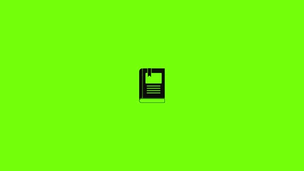 Animación icono librería — Vídeo de stock