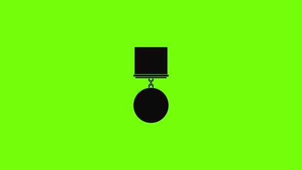 Medal pictogram animatie — Stockvideo