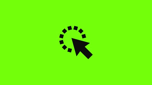 Cursor pixel icon animation — Stok video