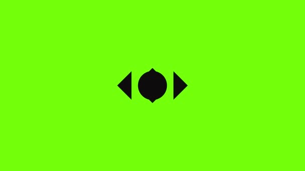 Cursor displacement app icon animation — Stockvideo