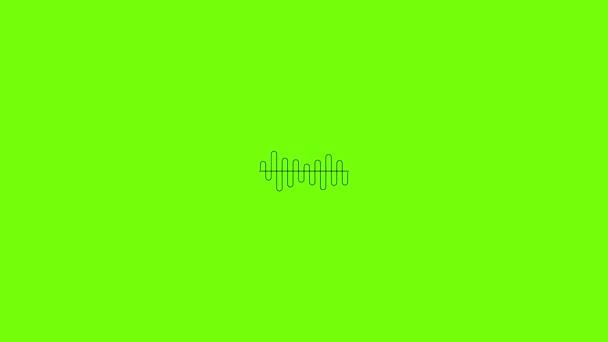 Equalizer volume sound icon animation — ストック動画