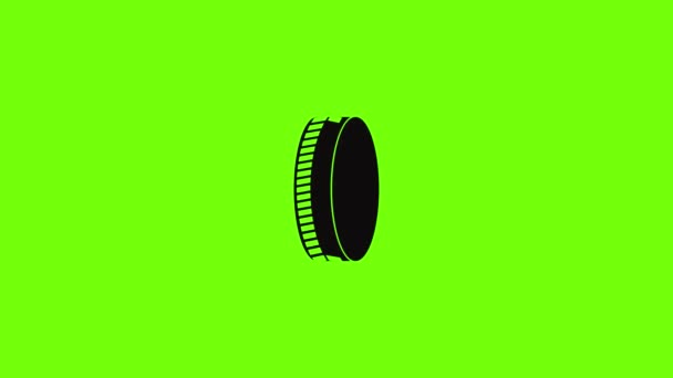 Анимация значков протектора — стоковое видео