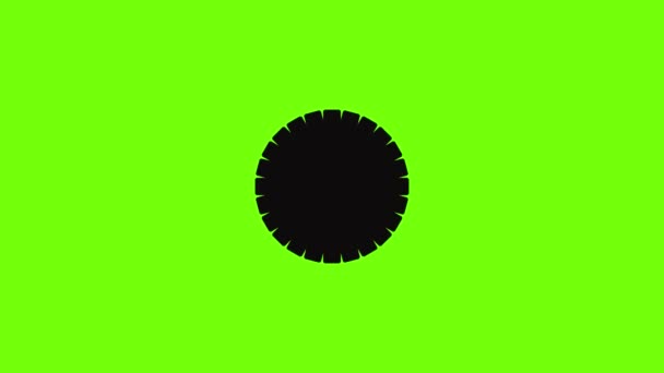 Single tire icon animation — Stockvideo