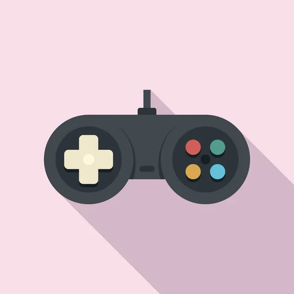 Joystick jogo ícone vetor plano. Controle Gamepad — Vetor de Stock
