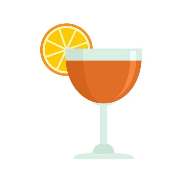 Cool cocktail ikon platt isolerad vektor — Stock vektor