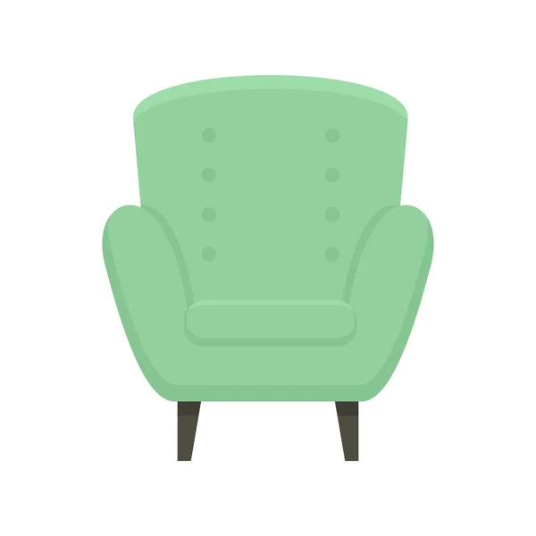 Kényelem fotel ikon lapos elszigetelt vektor — Stock Vector