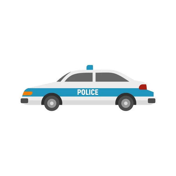 Іконка поліцейського автомобіля плоский ізольований вектор — стоковий вектор
