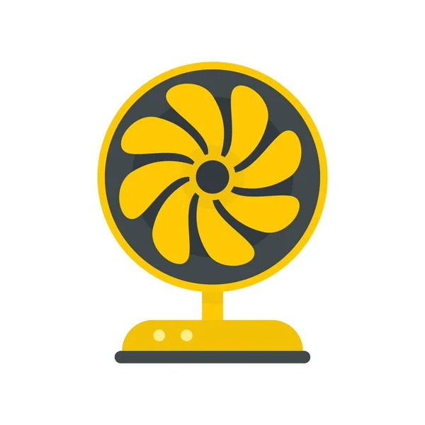 Cooling fan icon flat isolated vector — Stock Vector