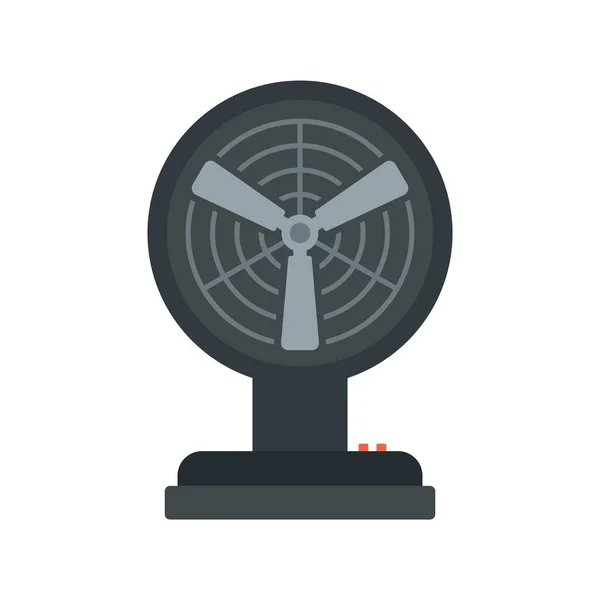 Summer room fan icon flat isolated vector — Stock Vector