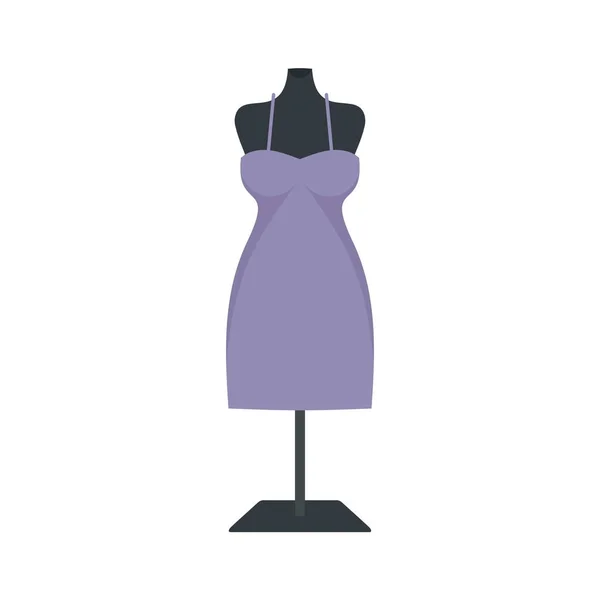 Atelier mannequin icon flat isolated vector — Stock Vector