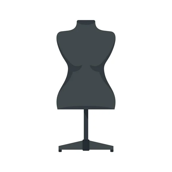 Plastic mannequin pictogram platte geïsoleerde vector — Stockvector