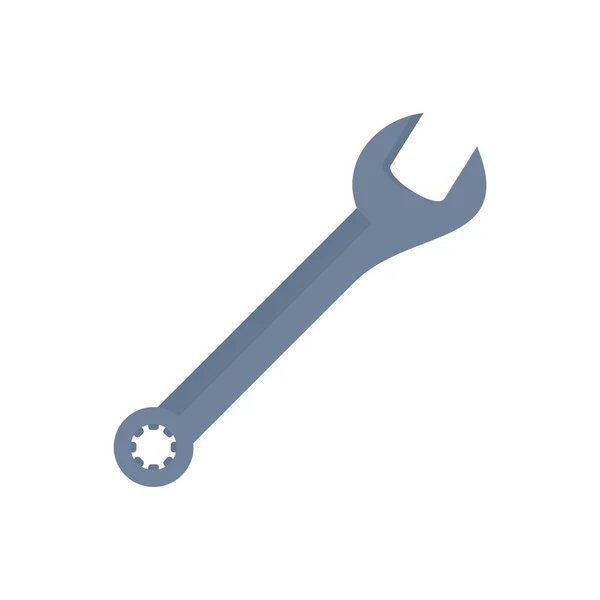 Ikona klucza ręcznego płaski izolowany wektor — Wektor stockowy