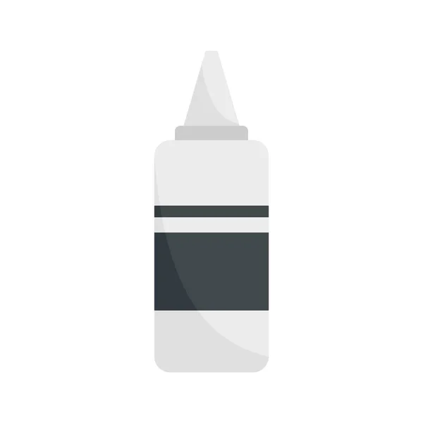 Vecteur isolé plat d'icône de bouteille de cheveux de peinture — Image vectorielle