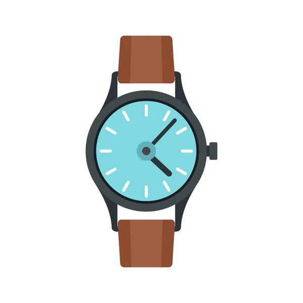 Švýcarské ruční hodinky ikona plochý izolovaný vektor — Stockový vektor