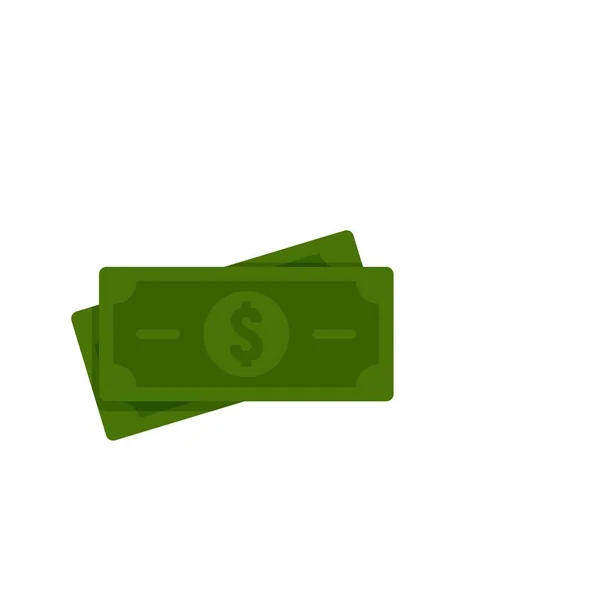 Dinero efectivo lealtad icono plano aislado vector — Vector de stock