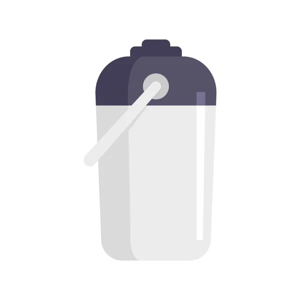 Ikona Thermo butelki płaski izolowany wektor — Wektor stockowy