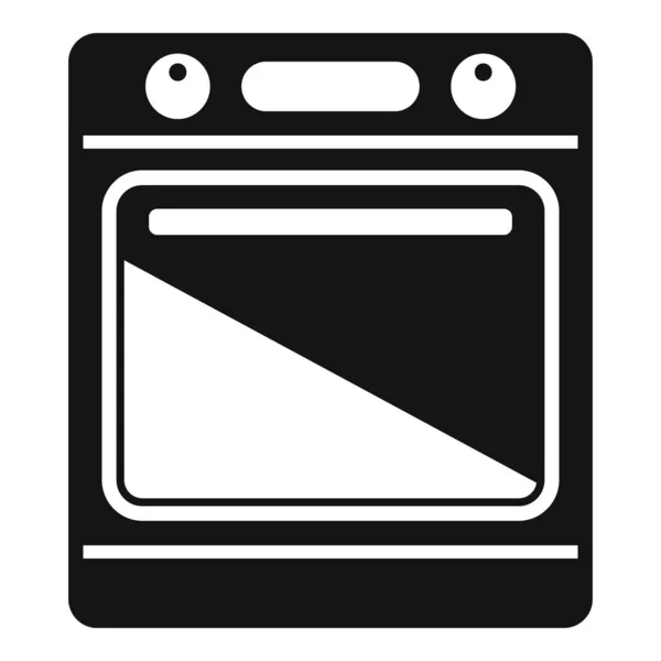 Convección eléctrica icono del horno vector simple. Cocina estufa — Vector de stock