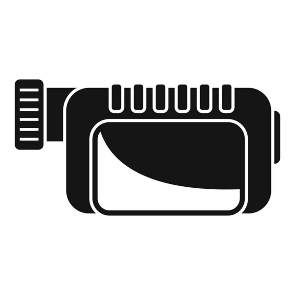Jednoduchý vektor ikony rec kamery. Videokamera — Stockový vektor