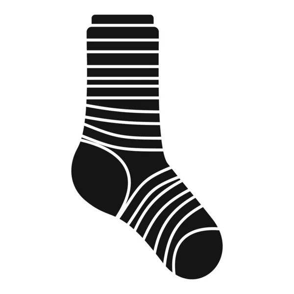Sock simgesi basit vektör. Pamuk tasarımı — Stok Vektör