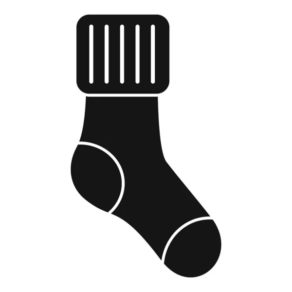 Collection chaussette icône vecteur simple. Paire mignonne — Image vectorielle