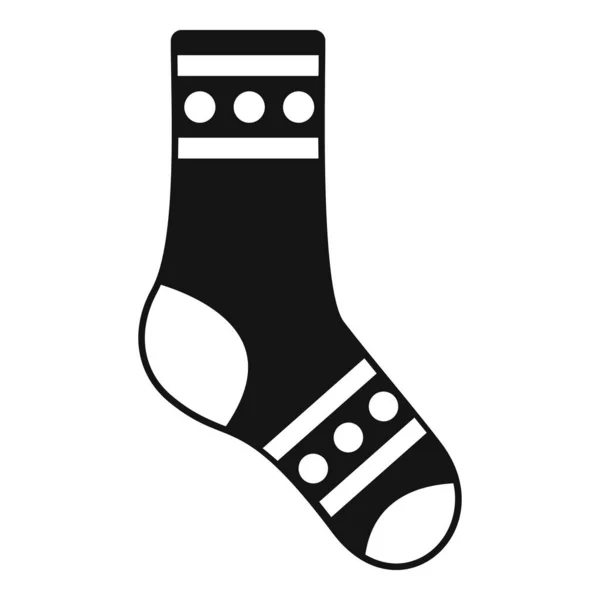 Sport sok pictogram eenvoudige vector. Wintercollectie — Stockvector