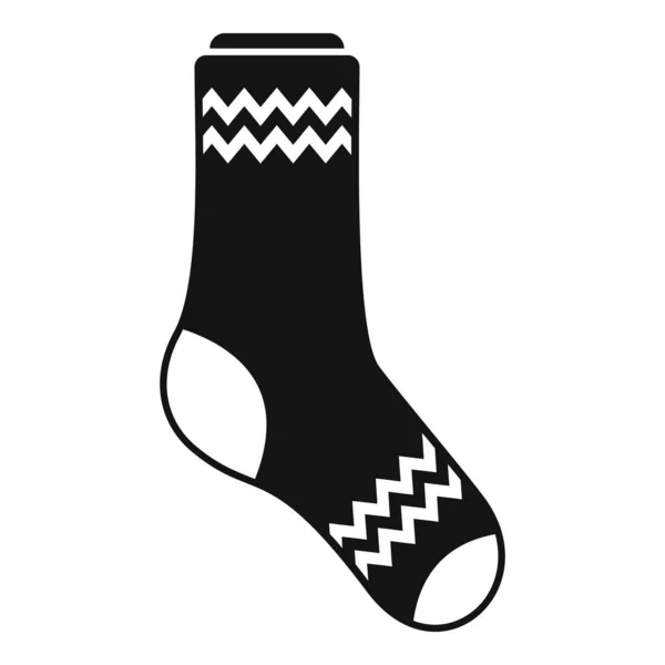 Alto icono de calcetín vector simple. Colección Sport — Vector de stock