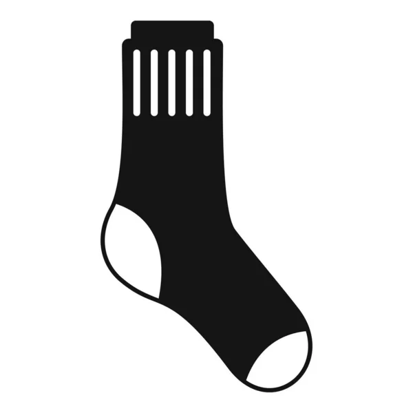 Sock item icon simple vector. Wool pair — Stock Vector
