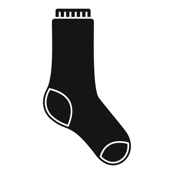 Wollen sok icoon eenvoudige vector. Winterpost — Stockvector
