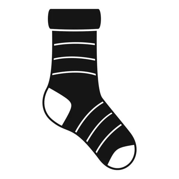 Icône chaussette cheville vecteur simple. Chaussette de cheville sport — Image vectorielle