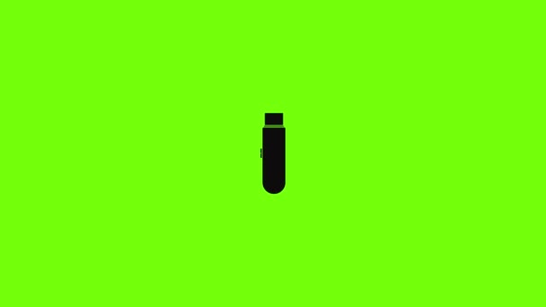 Usb icon animation — Stock Video