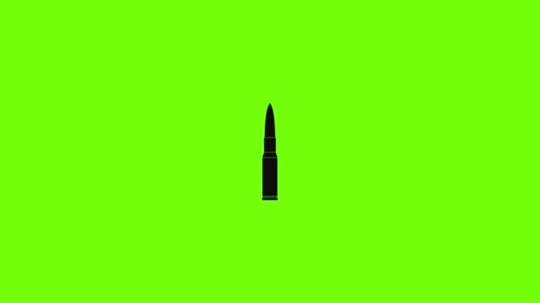 Animação ícone de munição — Vídeo de Stock