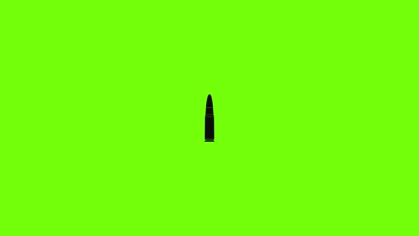 Shot cartridge icon animation — Stock Video