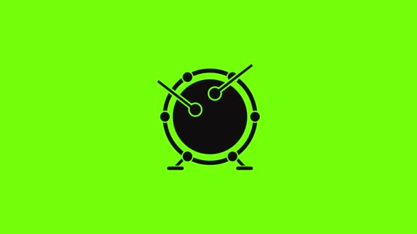 Animace ikon bicích — Stock video