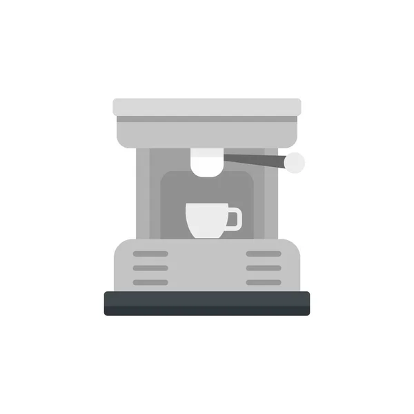 Machine à café icône tasse plat vecteur isolé — Image vectorielle