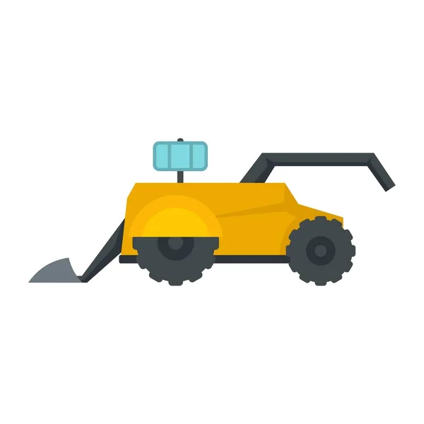 Agriculture robot icon flat isolated vector — Stock Vector