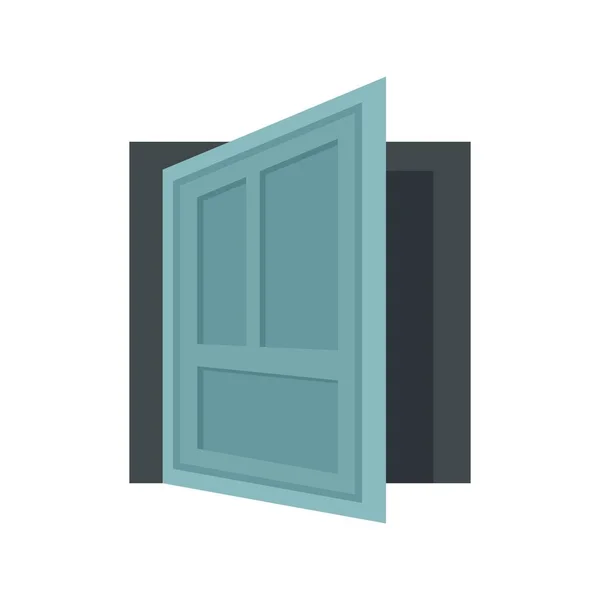 Internal door icon flat isolated vector — 图库矢量图片