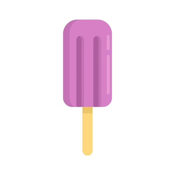 Freeze popsicle icon flat isolated vector — 图库矢量图片