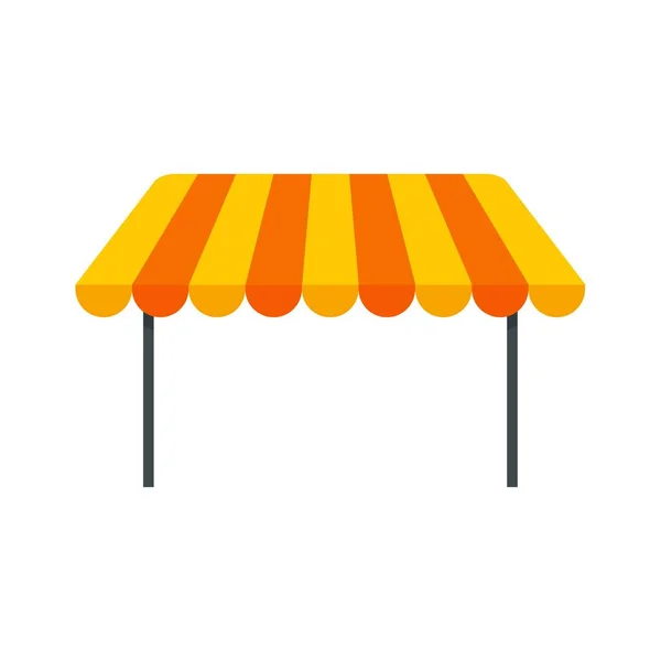Outdoor parasol icon flat isolated vector — 图库矢量图片