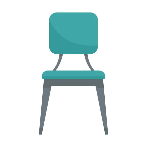 Lederen outdoor stoel pictogram platte geïsoleerde vector — Stockvector