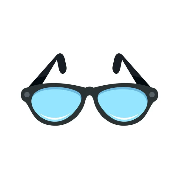 Examination eyeglasses icon flat isolated vector — Archivo Imágenes Vectoriales